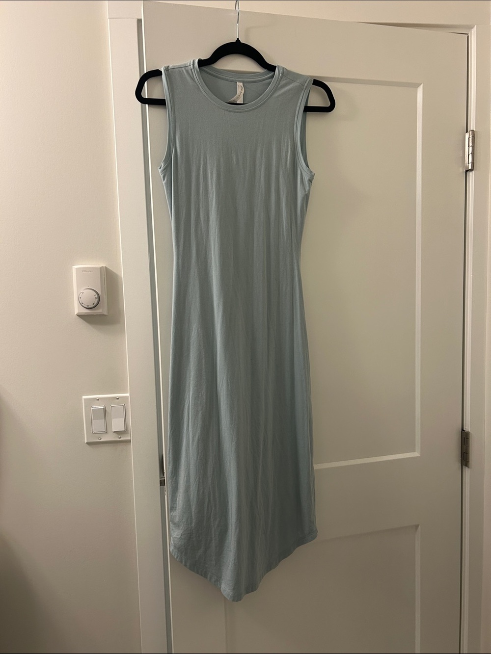 Babaton Sleeveless Maxi Dress in Light Blue
